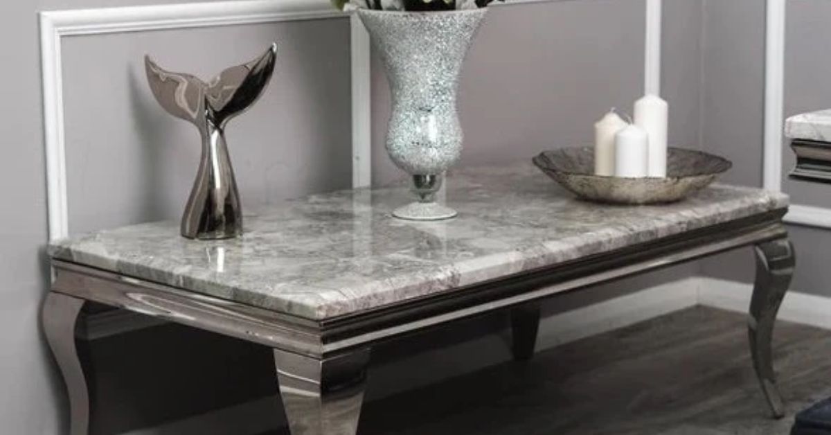 grey marble coffee table