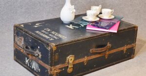 steamer trunk coffee table