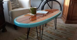 Surfboard Coffee Table