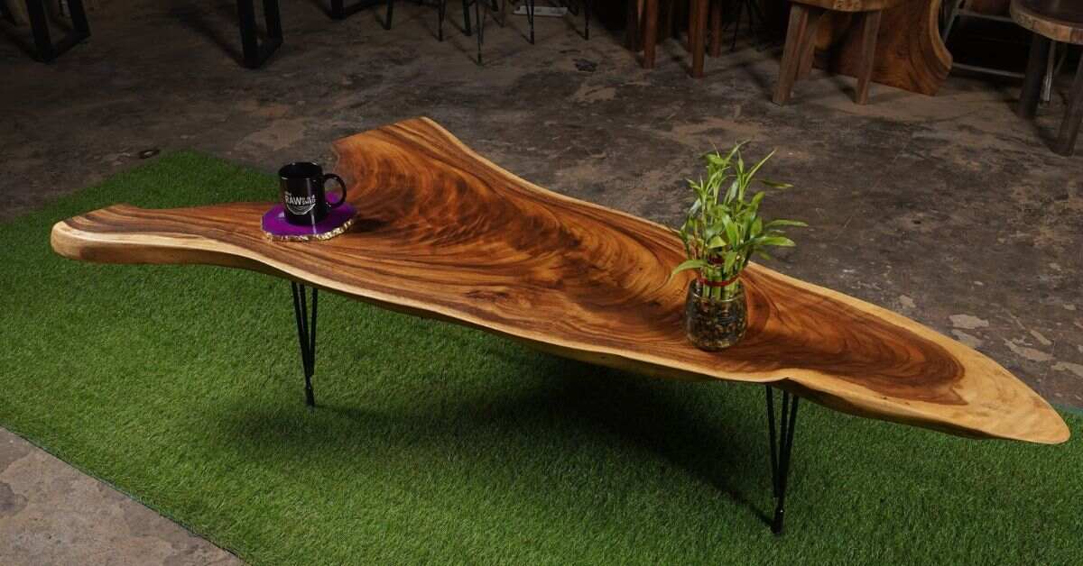 Wood Slab Coffee Table