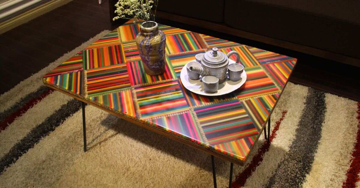 colourful coffee tables