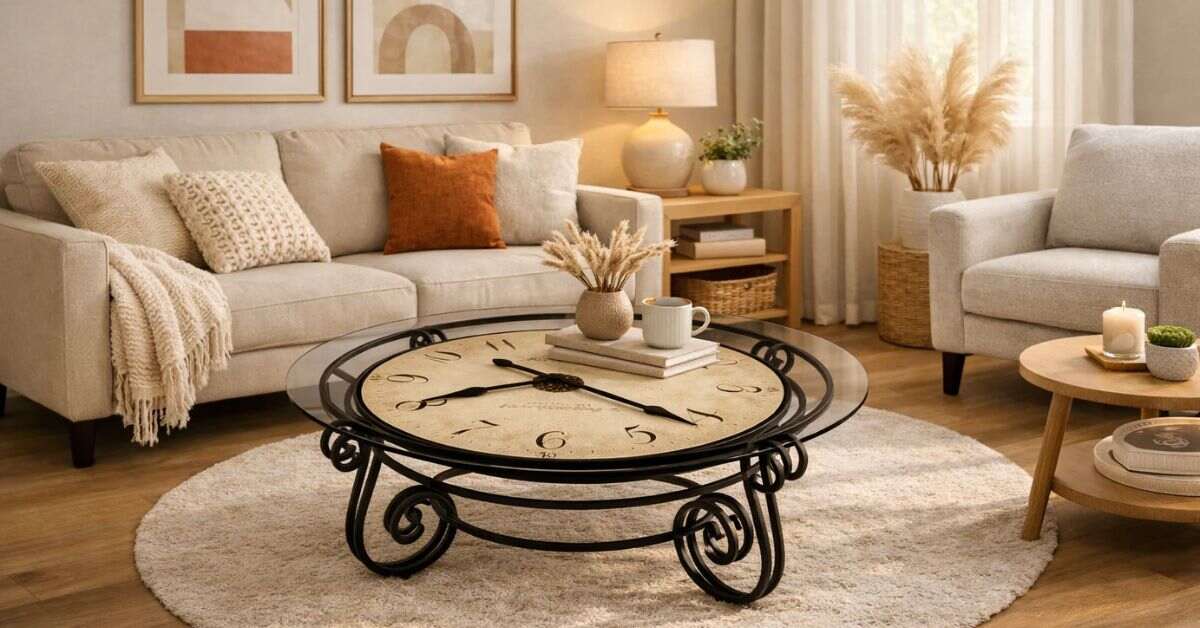 Clock Coffee table