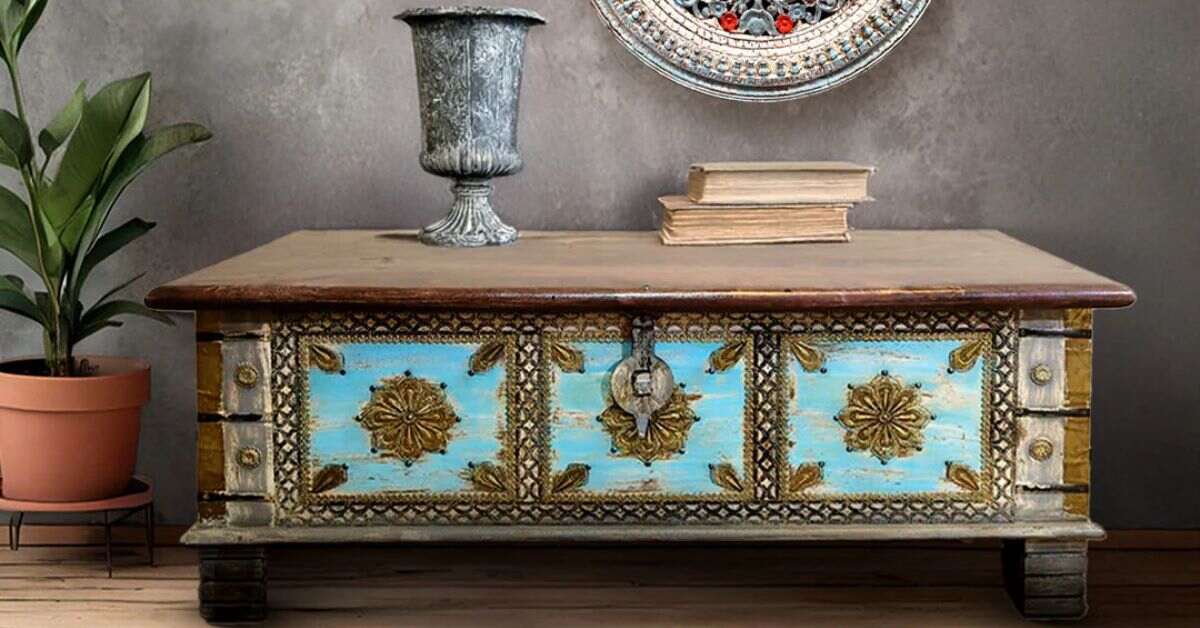 Hand-Painted Coffee table