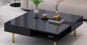 Large Black Gloss Coffee