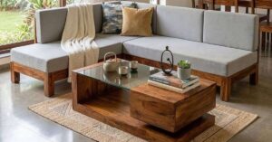 Pure Sheesham Wood coffee table