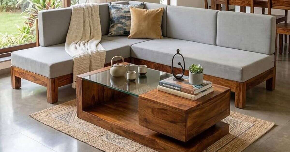 Pure Sheesham Wood coffee table