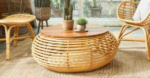 Caned Coffee Tables