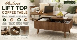 modern lift top coffee table
